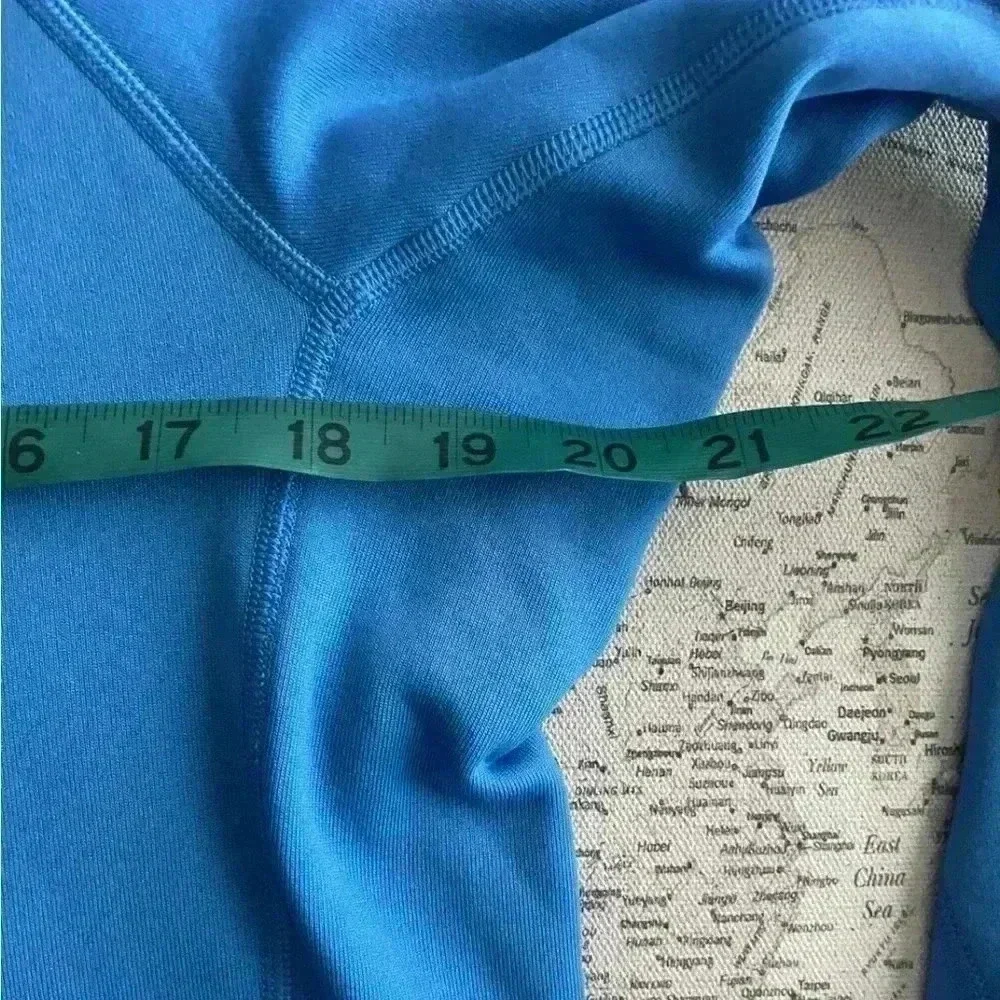 Patagonia M Blue Fleece 1/4 Zip Blue Sweatshirt- STAIN - Picture 8 of 9